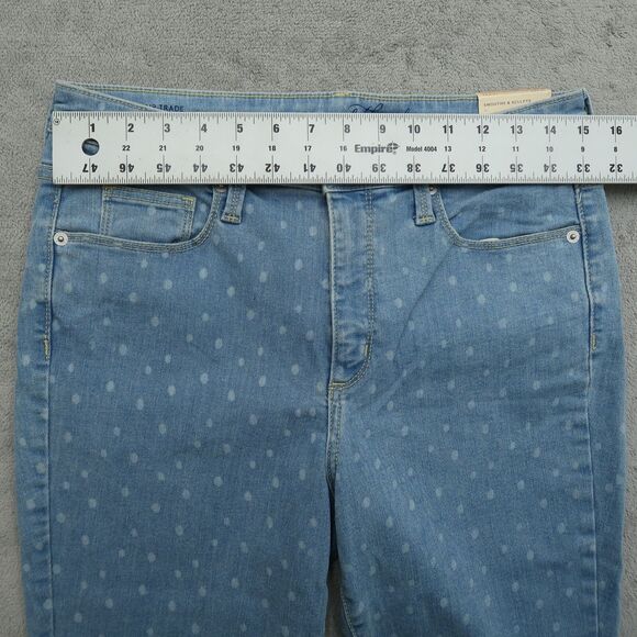 Universal Thread Jeans Women's 10 Blue High-Rise Skinny Denim 28.5" Inseam NWT - Picture 15 of 16